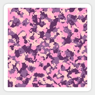 Purple Camouflage Sticker